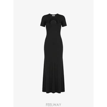 26 FW 마린세르 문 개더 맥시 드레스 WDR432ACJER0100BK99 TP454776648