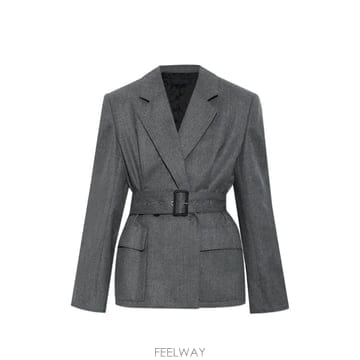 26 FW 랑방 벨트 더블 브레스티드 재킷 RWJA00176383A26 TP456160941
