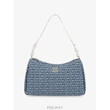 26 FW 디케이앤와이 모노그램 로고 데님 토트 백 R623DE54 TP456792518