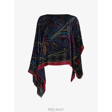 26 FW 에트로 페이즐리 프린트 탑 WRJA0146AKA81X0887 TP455546370