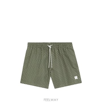26 FW 보스 기하학 프린트 드로스트링 스윔 쇼츠 50518968 TP456240632