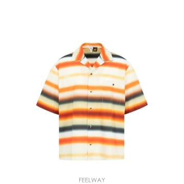 26 FW 로에베 그레이디언트 스트라이프 반소매 셔츠 H616Y05XA7 TP455651611