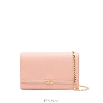 26 FW Elisabetta Franchi 로고 장식 클러치 BS10A51E2 TP459324818