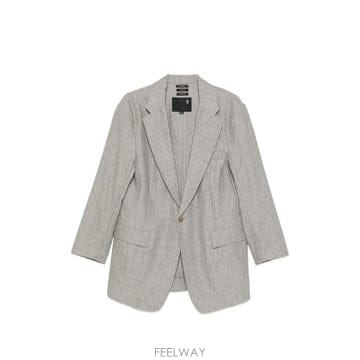 26 FW R13 핀스트라이프 패턴 블레이저 R13WR020R875B TP457238049