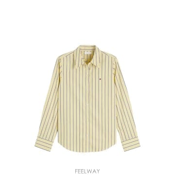 26 FW 타미힐피거 세로 스트라이프 긴소매 셔츠 WW0WW51155 TP454293333