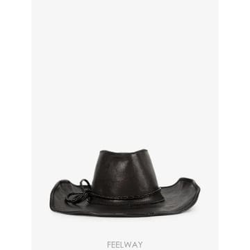 26 FW 앤드뮐미스터 그레인 레더 브레이디드 트리밍 모자 B0014378LT137 TP456289351