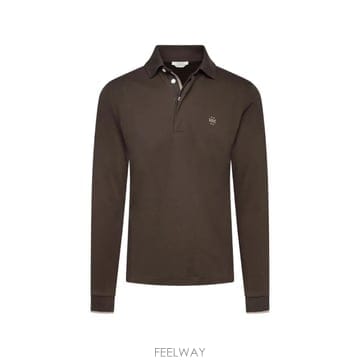 26 FW 야콥 코헨 로고 자수 긴소매 폴로 셔츠 JUM80036001M4565RW TP459322427