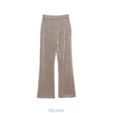 미소니 플레어 팬츠 블랙