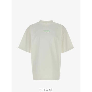 26 FW 발렌시아가 로고 프린트 티셔츠 764235TTVJ1 TP458572257