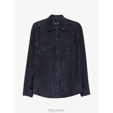 일레븐티 스웨이드 오버셔츠
