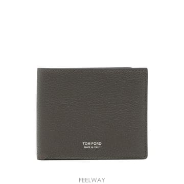 톰포드 클래식 그레인 가죽 반지갑 네이비
