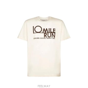 26 FW Golden Goose 로고 프린트 티셔츠 GMP01220P002621 TP456454564