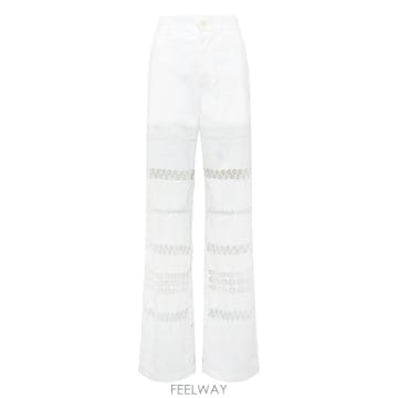 26 FW 마린세르 레이스 패널 팬츠 UPA056AUWOV0045WH20 TP459381159