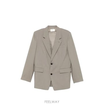 생로랑 플리츠 스트레이트 팬츠