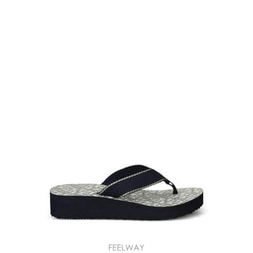 26 FW 타미힐피거 모노그램 프린트 플랫폼 플립플랍 FW0FW09419 TP456450838