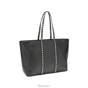 26 FW 발렌티노 가라바니 락스터드 그레이니 카프스킨 쇼핑 백 WB0R04VSF TP454752641