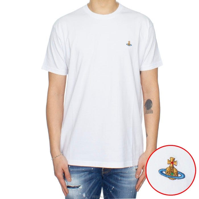 ViVienne westwood [����] ���� ����Ʈ��� ORB �ΰ� Ŭ���� Ƽ���� 3G010013 J001M A401[����] ���� ����Ʈ��� ORB �ΰ� Ŭ���� Ƽ���� 3G0100