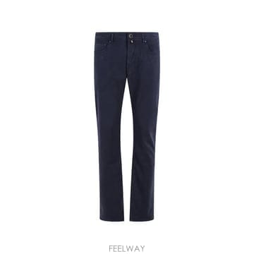 26 FW 야콥 코헨 로고 패치 5 포켓 팬츠 QE004036S4216Y99 TP459436042