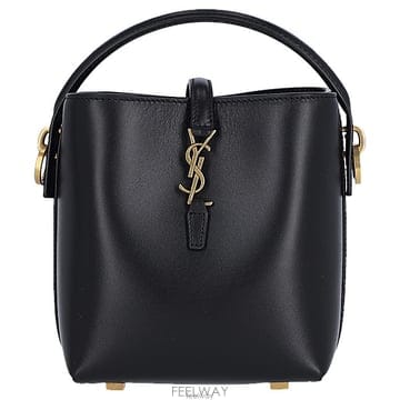 생로랑 여성 YSL 모노그램 버킷 숄더백