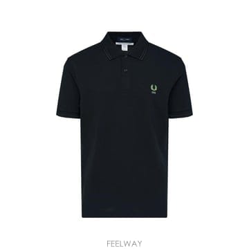 Comme des Garcons 26 FW �ĵ������� x Fred Perry logo embroidered pique polo shirt F26 FW �ĵ������� x Fred Perry logo embroidered pique p