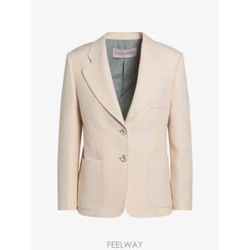 Valentino 26 FW �߷�Ƽ�� ����ٴ� single breasted wool blend blazer BCE4101CF26 FW �߷�Ƽ�� ����ٴ� single breasted wool blend bla