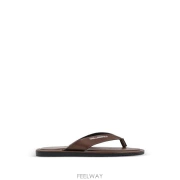 26 FW 칼라거펠트 로고 프린트 플립플랍 KL70206C044 TP454751168
