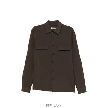 26 FW 산드로 버튼 업 플랩 포켓 셔츠 SHPCM01575 TP456223001