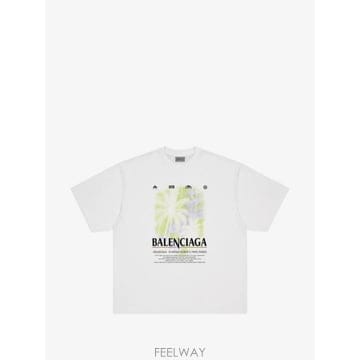26 FW 발렌시아가 그래픽 프린트 티셔츠 A00497TUV07 TP454750362