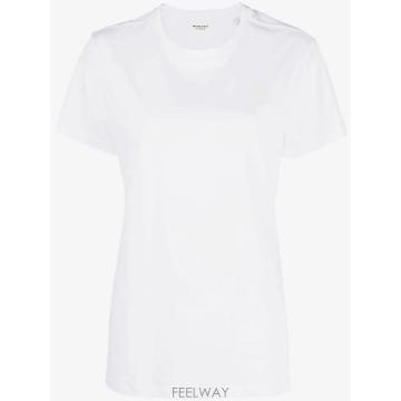 26 FW 이자벨마랑 에뚜왈 아비 로고 자수 티셔츠 TS0070FAA1N98E TP456647513