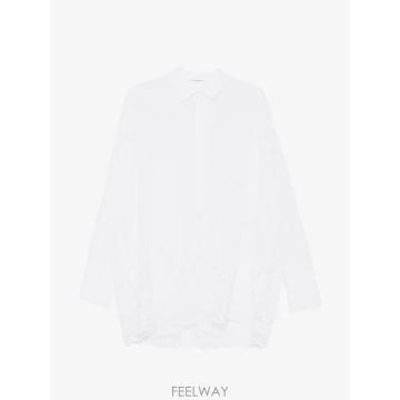 26 FW 에르마노설비노 레이스 트리밍 패널 셔츠 D482K727APJBN TP454661727