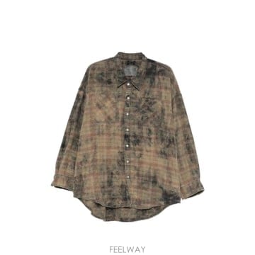 26 FW R13 플레이드 체스트 포켓 셔츠 R13WR015R656B TP454661725