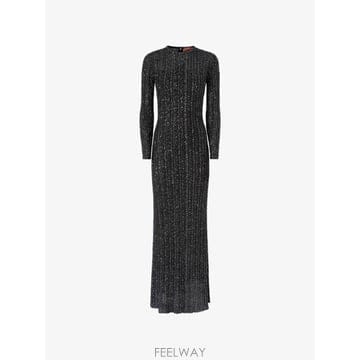 26 FW 미쏘니 시퀸 장식 스트라이프 맥시 드레스 DS26WG0SBK01KR TP457509471