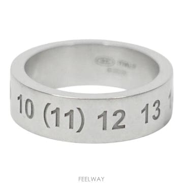 [밀라코/당일발송] 메종 마르지엘라 뉴메리컬 밴드 실버 링 실버 SI8UQ0003 SV0129 951