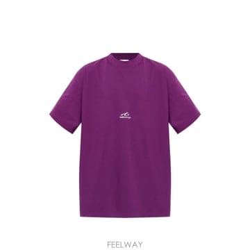 26 FW 발렌시아가  로고 프린트 티셔츠 850345TVVD3 TP459312855