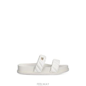 26 FW Armani Exchange 퀼팅 더블 스트랩 슬라이더 샌들 XW002574AF22799 TP45