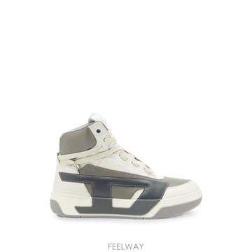 26 FW 디젤 S D 올리 미드 로고 패치 하이탑 스니커즈 Y03900P7736 TP454658678