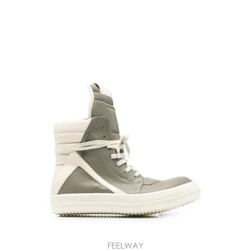 26 FW 릭오웬스 지오바스켓 레더 스니커즈 RU02F4894LGYLCO TP456307416