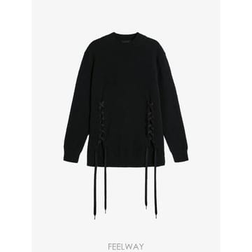 26 FW 시몬 로샤 레이스업 메리노 스웨터 LMK15M0660BLACKBLACK TP457003936