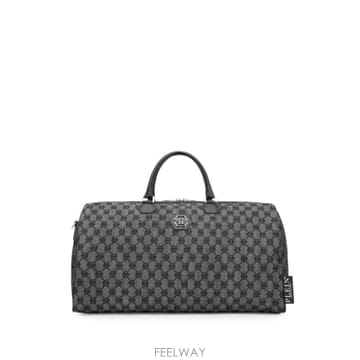 26 FW 필립플레인 데님 위켄드 백 자카드 모노그램 FAFAMBA1534PDE004N TP457506270