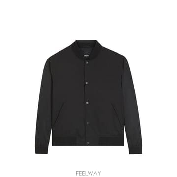 26 FW 보스 모노그램 패턴 소매 발수 재킷 50564412 TP456693268