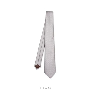 26 FW Canali 기하학 패턴 자카드 넥타이 18HJ04735004 TP459337687