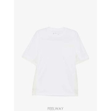 Sacai 26 FW ��ī�� ü��Ʈ ���� �г� Ƽ���� SCM331WHITEOFFWHITE TP45610568826 FW ��ī�� ü��Ʈ ���� �г� Ƽ���� SCM331WHITEOFFWHI