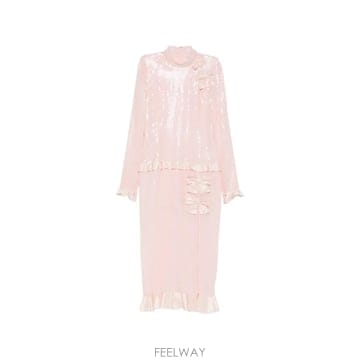 26 FW 알렉산드라리치 시퀸 장식 보우 디테일 미디 드레스 FABX4399F4881 TP456526278