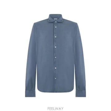 26 FW Fedeli 클래식 칼라 긴소매 셔츠 3UEF0101 TP457255469