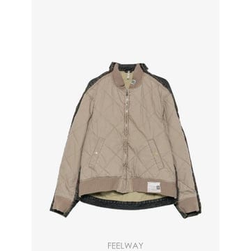26 FW 메종미하라야스히로 퀼팅 레이어드 데님 재킷 A17BL021 TP456687631