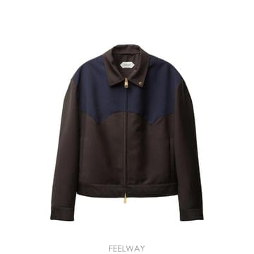 26 FW 베르사체 울 모헤어 지퍼 블루종 10245341A17842 TP458881917