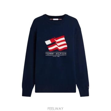26 FW 타미힐피거 인타르시아 플래그 스웨터 MW0MW43386 TP456255338