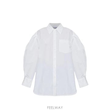 가니 퍼프 소매 셔츠