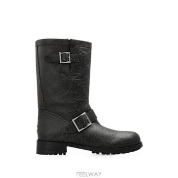 26 FW 지미추 바이커 미드 버클 스트랩 부츠 BIKERMIDCTH TP455877786