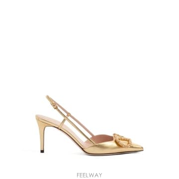 26 FW 발렌티노 가라바니 브이로고 시그니처 슬링백 펌프스 80mm WS0R01LUY TP454696494